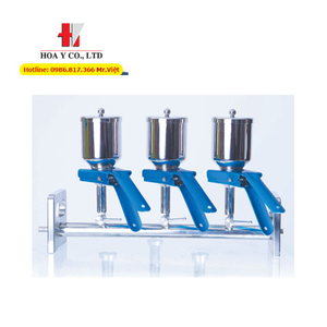 Cụm lọc 3 phễu 300ml bằng thép không gỉ