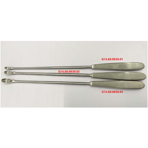 Muỗng nạo tử cung Gourdet đặc, 10mm, 28cm G14.60.0830.03