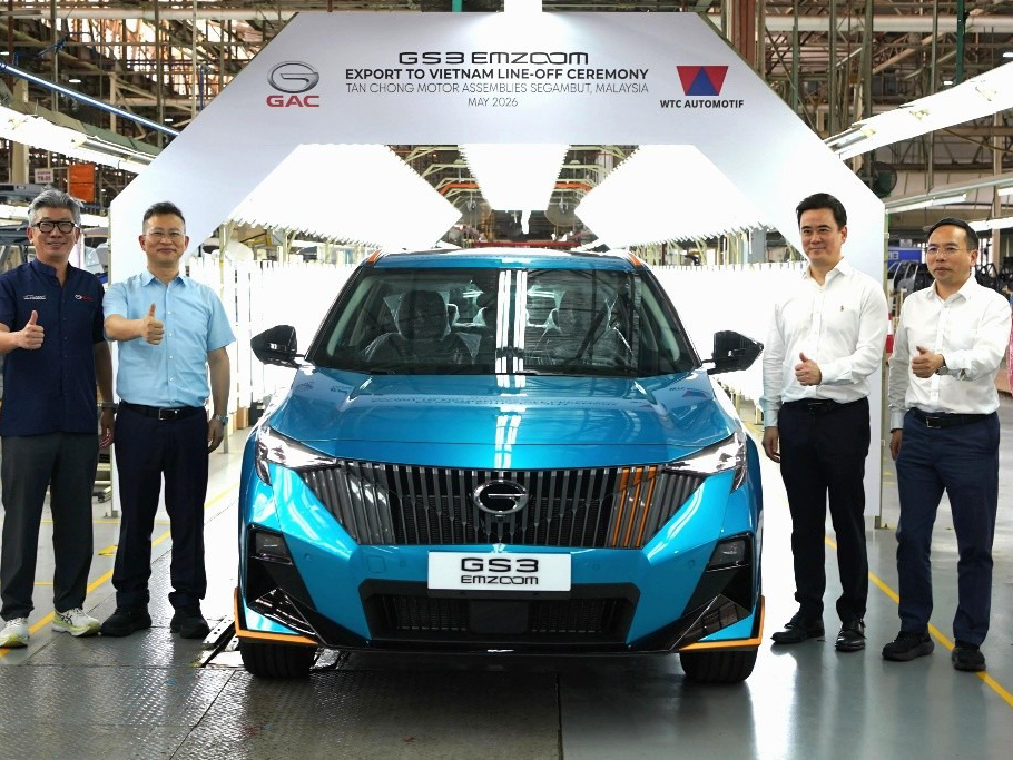 GAC GS3 EMZOOM xuất xưởng tại Malaysia, sẵn sàng đến Việt Nam