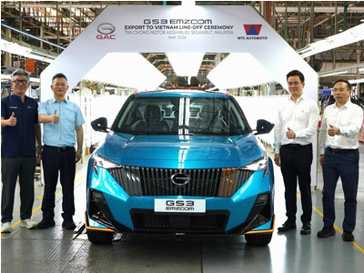GAC GS3 EMZOOM xuất xưởng tại Malaysia, sẵn sàng đến Việt Nam
