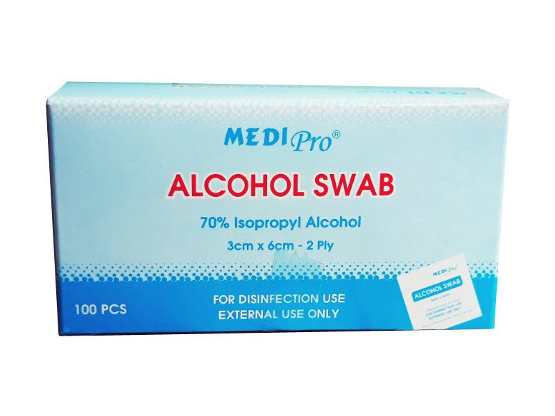 Gạc tẩm cồn Alcohol Swab 3 cm x 3 cm