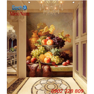 GẠCH 3D BÀN TIỆC TRÁI CÂY TC07