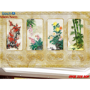 Gạch 3d Bộ Tứ BT18