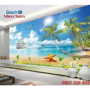 GẠCH 3D CẢNH BIỂN CBM40