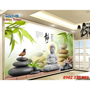 Gạch 3d hình phật HPM12