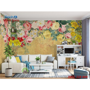 Gạch 3d Hoa Hồng HH16