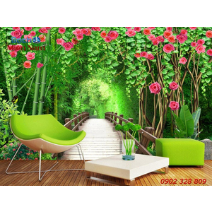 Gạch 3d Hoa Hồng HH12