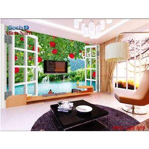 Gạch 3d Hoa Hồng HH15