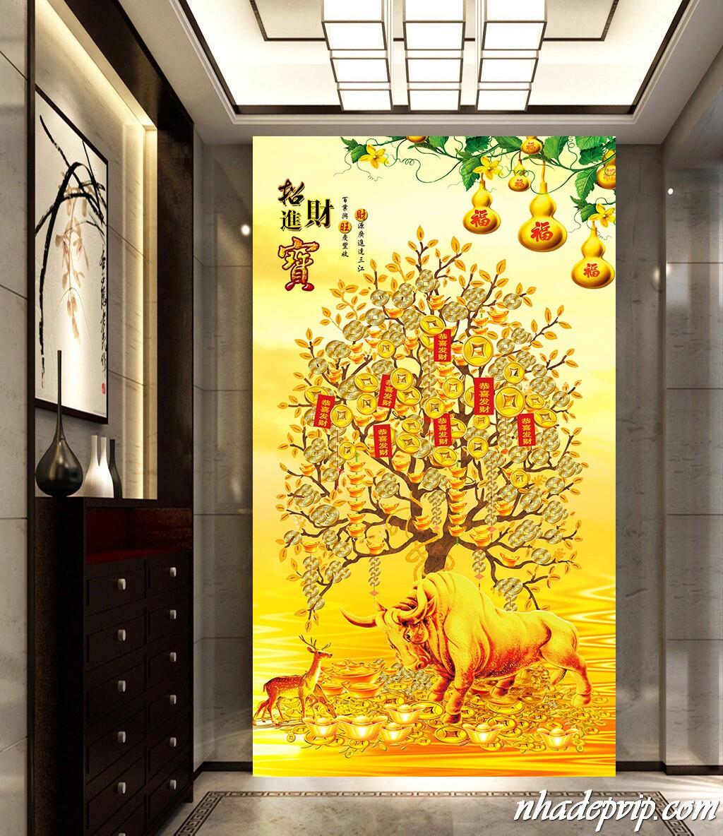 GẠCH 3D KIM TIỀN KT14