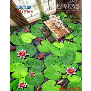 GẠCH 3D LÁT NỀN HỒ CÁ CKM13