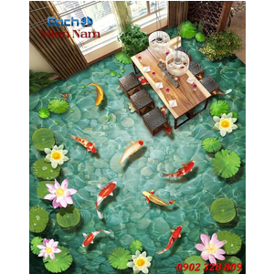 GẠCH 3D LÁT NỀN HỒ CÁ CKM06