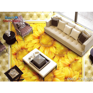 Gạch 3d lát nền mẫu sàn hoa 3d (SH17)