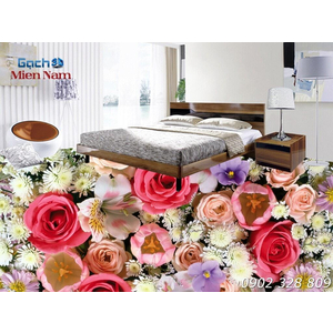Gạch 3d lát nền mẫu sàn hoa 3d (SH24)