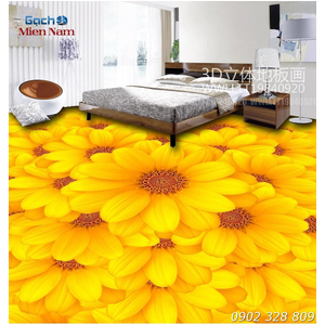 Gạch 3d lát nền mẫu sàn hoa 3d (SH45)