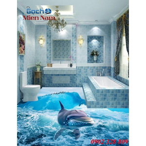 Gạch 3d lát nền nhà đẹp NN250