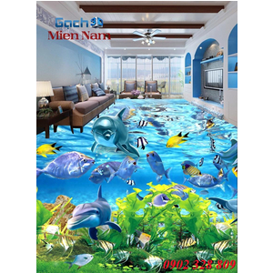 Gạch 3d lát nền nhà đẹp NN251