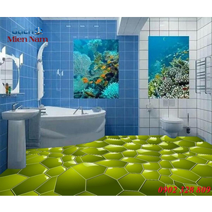 Gạch 3d lát nền nhà đẹp NN254