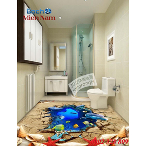 Gạch 3d lát nền nhà đẹp NN258