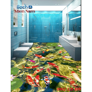 Gạch 3d lát nền nhà đẹp NN266