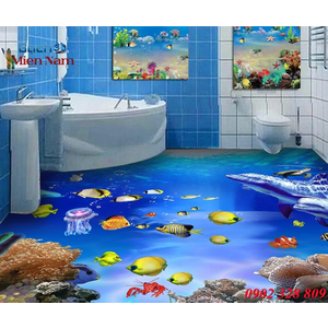 Gạch 3d lát nền nhà đẹp NN280