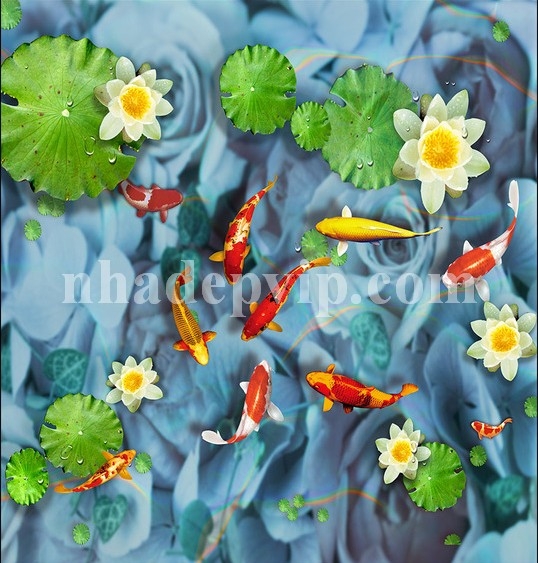 gạch 3d lát nền nhà tắm