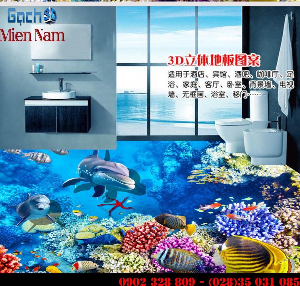 gạch 3d lát nền nhà tắm gạch 3d lát nền nhà tắm