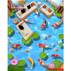 Gạch 3d mẫu cá CKM124