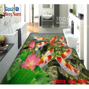 Gạch 3d mẫu cá CKM126