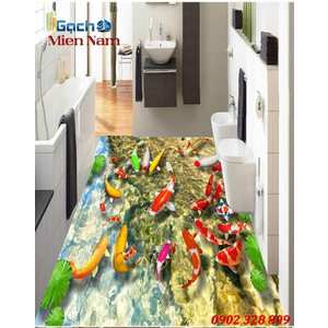 Gạch 3d mẫu cá CKM133