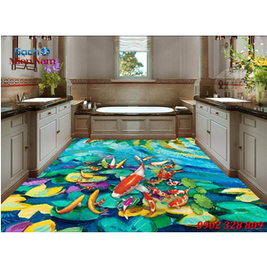 Gạch 3d mẫu cá CKM138