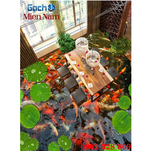 Gạch 3d mẫu cá CKM151