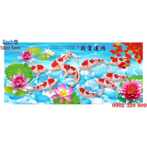 Gạch 3d mẫu cá CKM159