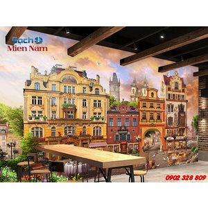 Gạch 3d Tường Hoa TH34