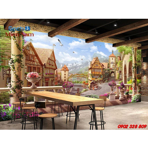 Gạch 3d Tường Hoa TH20