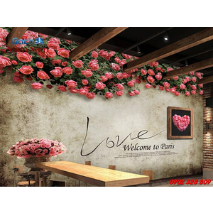 Gạch 3d Tường Hoa TH24