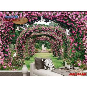 Gạch 3d Tường Hoa TH26