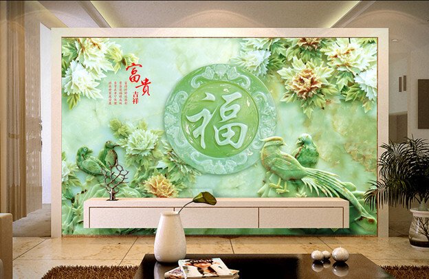 gạch 3d ốp phòng khách