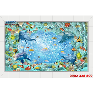 Gạch 3d Ốp Tường Đại Dương TDD09