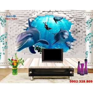 Gạch 3d Ốp Tường Đại Dương TDD31