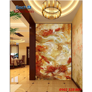 Gạch 3d ốp tường Mẫu Cá koi CKM188