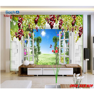 Gạch 3d ốp tường mẫu cửa sổ CS09