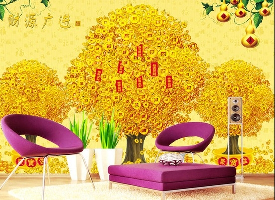 gạch 3d ốp tường phòng khách