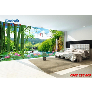 Gạch 3d ốp tường phòng khách TNM303