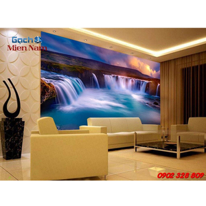 Gạch 3d ốp tường phòng khách TNM310