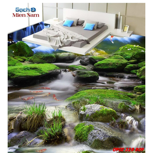 Gạch 3d ốp tường phòng khách TNM330