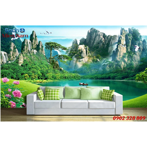 Gạch 3d Sơn thủy hữu tình STM68
