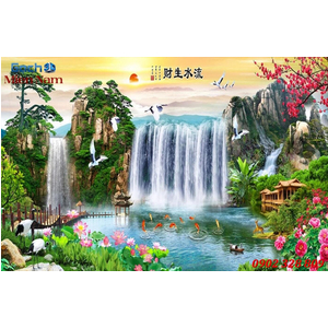 Gạch 3d Sơn thủy hữu tình STM70