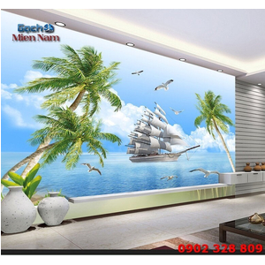 Gạch 3d Thuận Buồm Xuôi Gió TB13