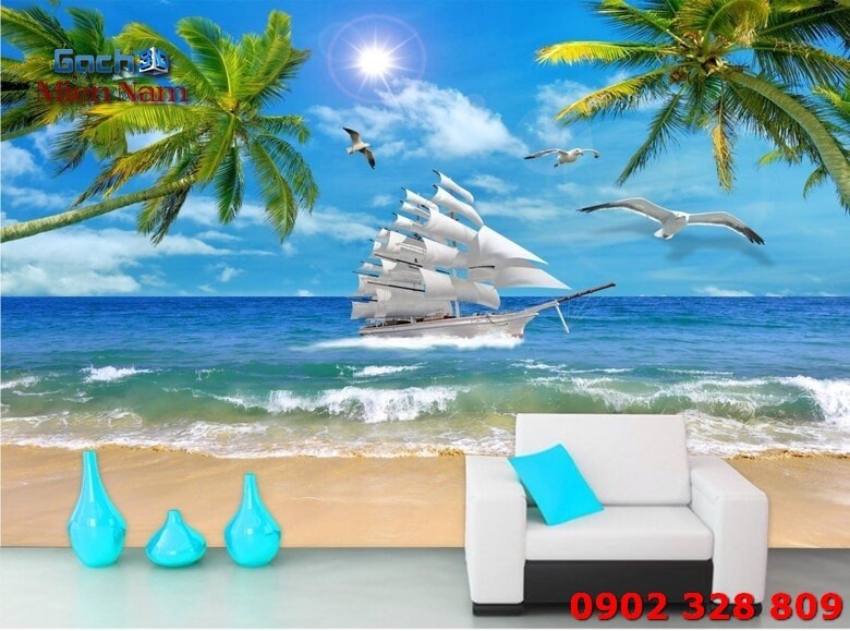 Những mẫu tranh gạch 5D thuận buồm xuôi gió đẹp nhất tại Vĩnh Long