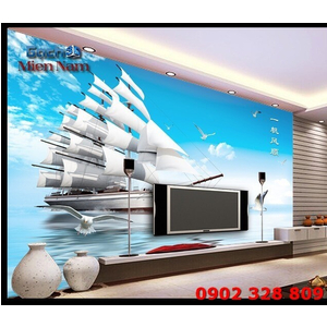 Gạch 3d Thuận Buồm Xuôi Gió TB05